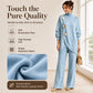 🥳AUTUMN HOT SALE🥳🍂50K+ SOLD!💥Women's Elegant Turtleneck Sweater & Wide-Leg Pants Set