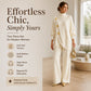 🥳AUTUMN HOT SALE🥳🍂50K+ SOLD!💥Women's Elegant Turtleneck Sweater & Wide-Leg Pants Set
