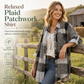💖Early Autumn’s Sale 50% OFF👔Casual Loose Fit Plaid Long Sleeve Shirt Plus Size Sun Protection Outerwear for Spring and Autumn