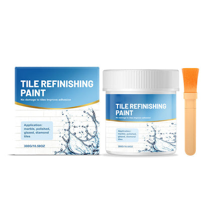 ⏰Last Day Special Price ￡9.99!!⏰White Tile Refinishing Paint with Brush