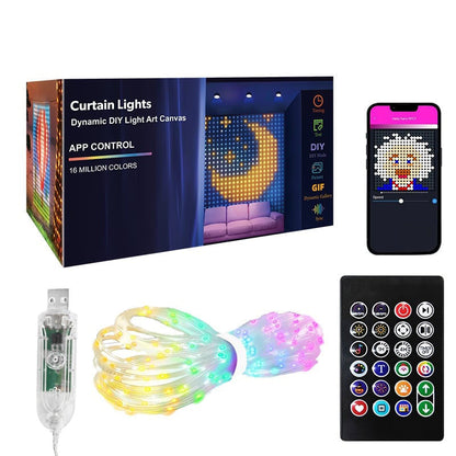 🎁💥LAST DAY SALE 50% OFF!!⚡Waterproof LED Curtain String Lights