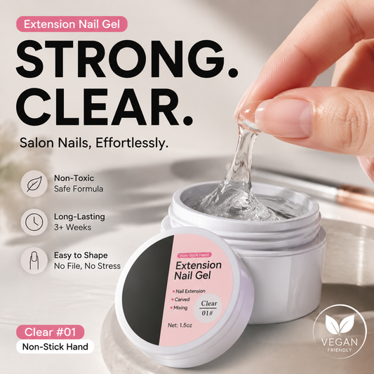 💅✨Time-Limited Special Price: ￡10.99!! ⏳Solid Nail Extension Builder Gel — Non-Flowing, Easy to Use 🥳