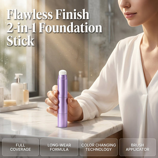 🎉Final 12 Hours- Only ￡6.99!!🌸💕 50K+ SOLD! 2-in-1 Color Changing Foundation Stick