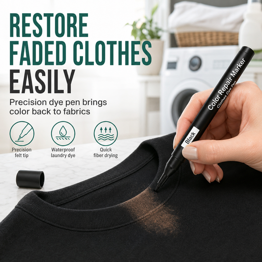 🔥BLACK FRIDAY SALE BUY 1 GET 1!!✏️Restore Faded Fabric Instantly! Cotton & Linen Color Repair Pen