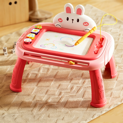 🏆⏰LAST DAY SALE 70% OFF👍✨ Kids Magnetic Drawing Board — Pen & 4 Stamps Included 📢